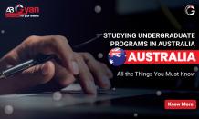 Studying Undergraduate Programs in Australia
