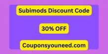 30% Off Subimods Discount Code March 2024 - Free Shipping