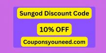 10% Off Sungod Discount Code March 2024 - (Free Shipping)