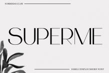 Superme Font Free Download OTF TTF | DLFreeFont