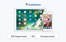 iOS Supervised vs Unsupervised: Benefits of Supervising iOS Devices | Scalefusion Blog