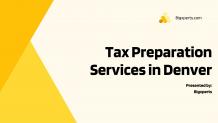 Tax Preparation Services in Denver