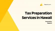 Tax Preparation Services in Hawaii