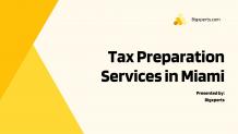 Tax Preparation Services in Miami