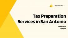 Tax Preparation Services in San Antonio