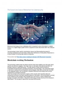 PPT - The Future Use Cases of Blockchain for Cybersecurity PowerPoint Presentation - ID:11715773