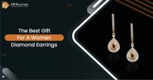 The Best Gift for a Woman - Diamond Earring
