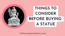 What things to consider before buying a statue?