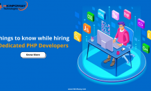 Things to know while hiring Dedicated PHP Developers 