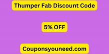 Thumper Fab Discount Code: April 2024 + Flat 5% OFF