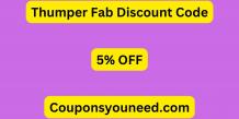 Thumper Fab Discount Code: November 2024 + Flat 5% OFF