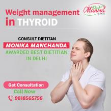 Thyroid Weight Control Diet Chart | Dietitian for thyroid control in Delhi