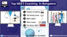 Get Ready for NEET coaching Classes In Bangalore by top faculties