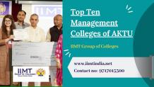 Top Ten Management Colleges of AKTU - Gifyu