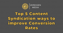 Top 5 Content Syndication ways to improve Conversion Rates