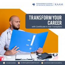 Get a Career Transformation with Certificate in Hair Transplant