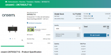 Transistors, Mosfets, 2N7002LT1G, Onsemi