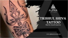 trishul shiva tattoo by alpha tattoo india