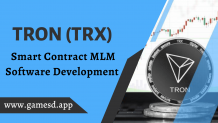 TRON (TRX) Smart Contract MLM Software Development Company | GamesDApp