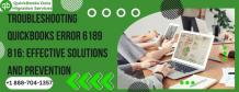 Troubleshooting QuickBooks Error 6189 816: Effective Solutions and Prevention
