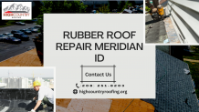 Rubber Roof Repair Meridian ID