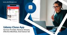 Udemy clone app - services provided, revenue streams, effective workflow, and feature-set