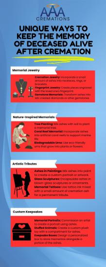 Unique Ways to Keep the Memory of Deceased Alive After Cremation | Affordable Cremation in CA