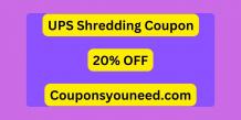 20% Off UPS Shredding Coupon - May 2024