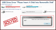 [UPDATED] 6 Ultimate Solutions To Fix USB Drive Error “Please Insert A Disk Into Removable Disk”