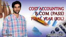 B.Com Cost Accounting Video Lectures - Study Khazana