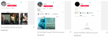 10K VERIFIED TIKTOK ACCOUNT