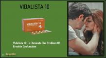 Vidalista 10 | Best ED Medicine | Lower Price