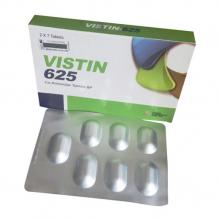 Vistin-625 Tablets, Co-Amoxiclav Tablets 625 Mg - Schwitz Biotech