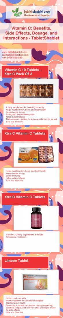 vitamin c tablets