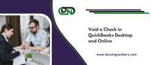 Void a Check in QuickBooks Desktop and Online