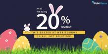 Let’s Celebrate Easter With WebITGurus  Availing 20% Discount On All .Net Services