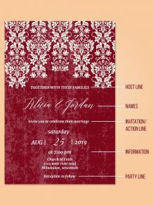 25 Wedding Invitation Wording Examples and Details | Wedding Forward