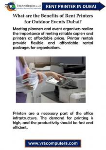 What are the Benefits of Rent Printers for Outdoor Events Dubai?