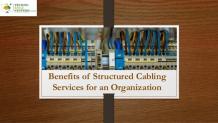 What are the Benefits of Structured Cabling Services for an Organization?