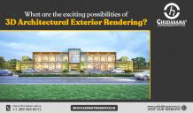 What are the exciting possibilities of 3D architectural exterior rendering?