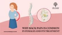 Why Back pain is common in females and its treatment