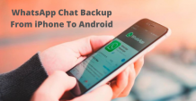 How do I restore my WhatsApp backup from iPhone to Android?