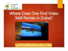 Where Does One Find Video Wall Rentals in Dubai?