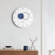 White Wall Clock Minimalist Nordic Style Modern Clock Interior Decor - Warmly Life