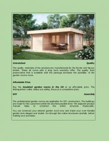 Why Is Building Garden Rooms Beneficial?