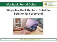 Why is MacBook Rental in Dubai the Solution for Corporate?