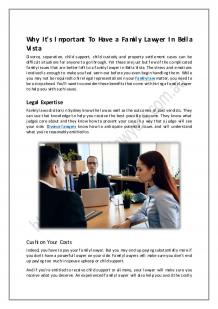 PPT - Why It's Important To Have a Family Lawyer In Bella Vista PowerPoint Presentation - ID:9971236