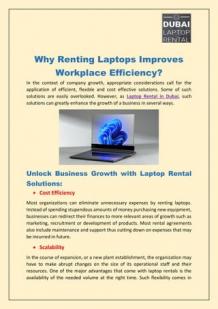 Why Laptop Rental is a Smart Choice for Start-ups?