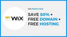 WIX Promo Code: 50% OFF + FREE DOMAIN + FREE HOSTING