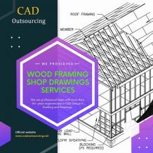 Wood Framing Shop Drawings Service Provider - CAD Outsourcing Services